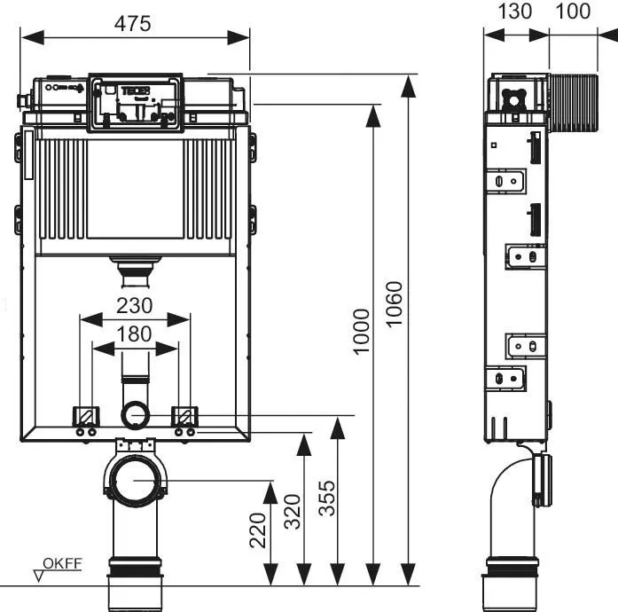 MODUL REZERVOR UNI TECEBOX H1060 [3]