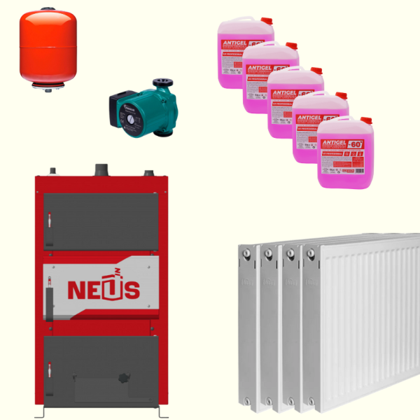 Pachet cu Centrala Neus Compact 36 kw (160-180 mp) [1]