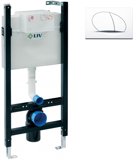 PACHET REZERVOR WC INCASTRAT LIV + CLAPETA SELENITE ECO ALB [1]
