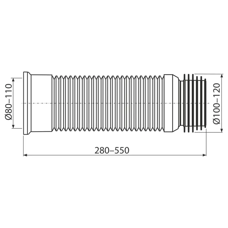 RACORD WC FLEXIBIL 285-500 A97 [2]