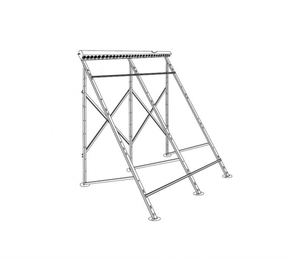SUPORT PENTRU COLECTOR SOLAR 45gr 20 TUBURI [1]