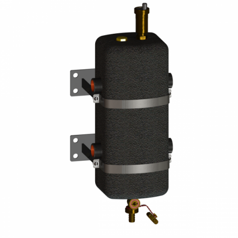Accesorii sisteme de încălzire - Butelie de egalizare izolata Termo+ , 2x2 , filet exterior de 1.1/2" debit 5.8 m³/h
