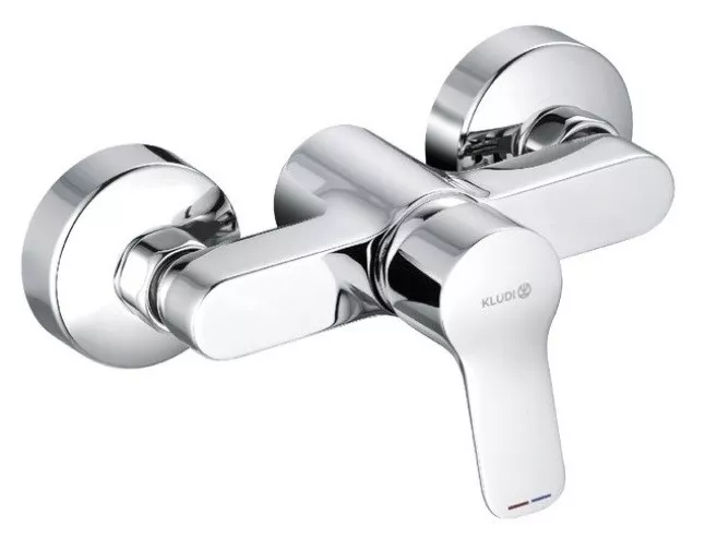 Baterii baie - Baterie dus Kludi Pure & Easy 378410565, 1/2'', aparenta, monocomanda , cartus ceramic, crom