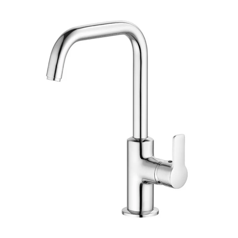 Amenajare baie - Baterie lavoar Kludi Pure&Easy 370230565, 3/8'', marimea L, monocomanda, cartus ceramic, ventil cu tija, crom