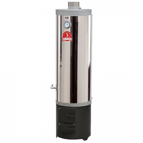 Boilere - Boiler pe lemne 120 L Inox