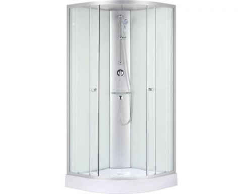 Cabine de dus si cadite - Cabina de dus cu hidromasaj + cadita joasa, 90 x 90 x 205