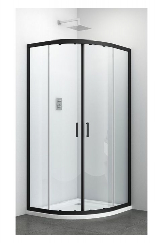 Amenajare baie - Cabina de dus semirotunda, 80x80 x195cm