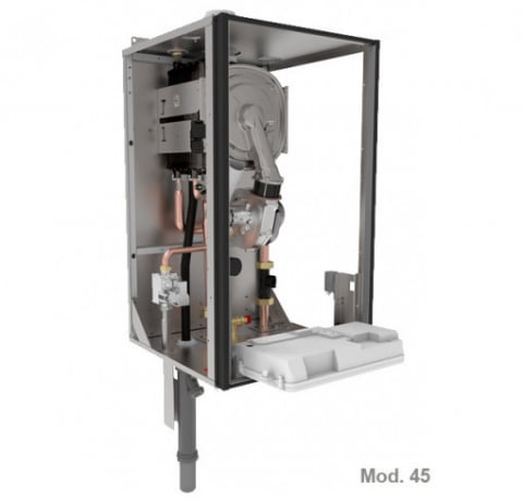 Centrala termica pe gaz/GPL in condensare Fondital Itaca CH KR 45 kW, doar incalzire, interfata utilizator multilingva, Kit de evacuare inclus [1]