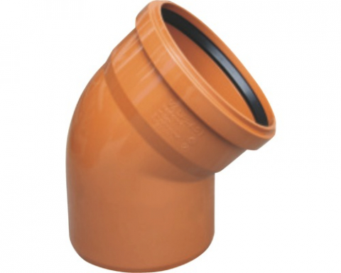 Fitinguri PVC canalizare exterioară - COT PVC 110X45