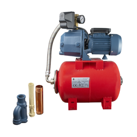 Hidrofoare - Hidrofor de adancime cu ejector Everpower BAR-TDP370/24, 1100W, vas otel 24 litri, debit 35L/min, adancime 17 m