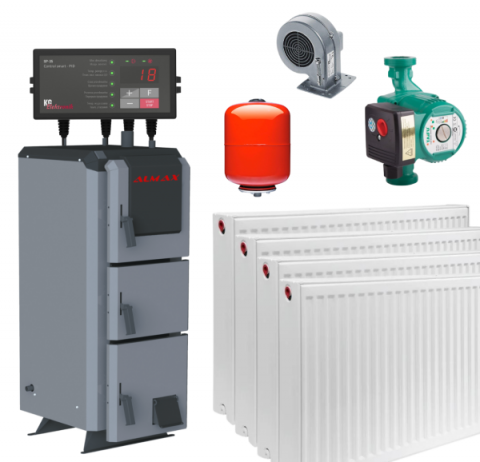 Sisteme de încălzire - Pachet cu Cazan Almax Class D 25Kw