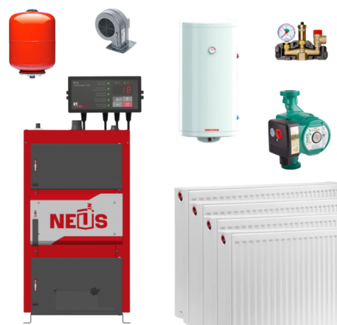 Sisteme de încălzire - Pachet cu Cazan Neus Compact 24Kw