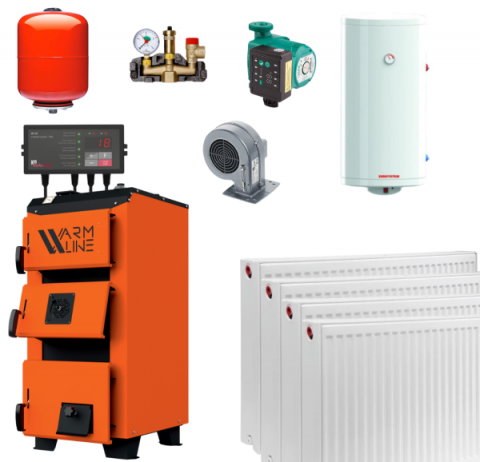Sisteme de încălzire - Pachet cu Cazan WARMLINE 33 kW