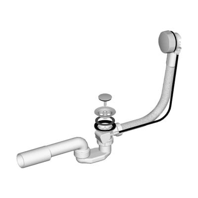 Accesorii sanitare - SIFON CADA PREAPLIN AUTOMAT 450MM