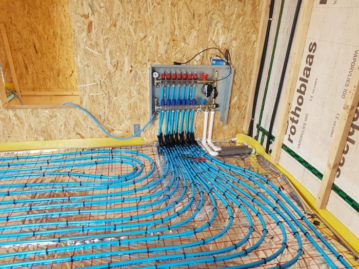 Kit complet incalzire prin pardoseala cu apa  pentru 70 m.p. + termostat WIFI [2]