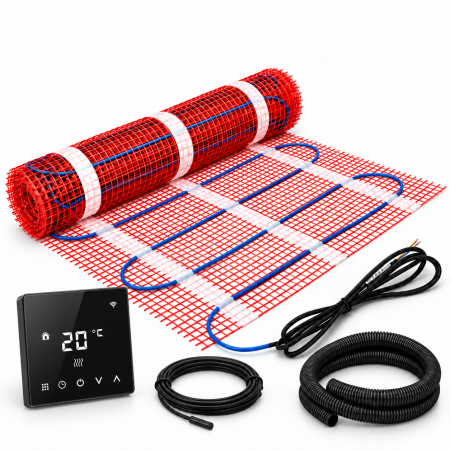 Kit covoraș I-Mat 150W/mp (Gresie/Piatră) - covor incalzire in pardoseala