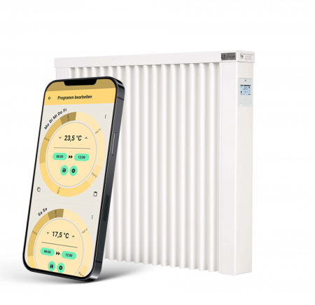 Radiatoare electrice cu acumulare de caldura - AeroFlow-COMPACT-1300-FlexiSmart PRO