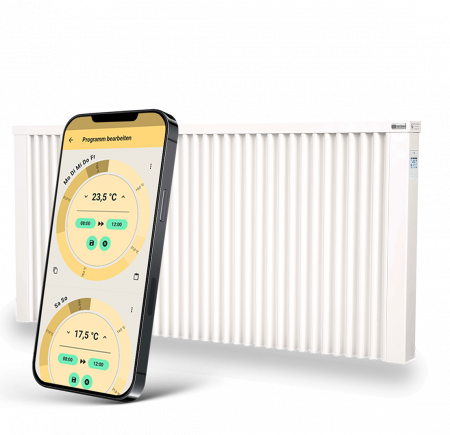 Radiatoare electrice cu acumulare de caldura - AeroFlow-MAXI-2450-FlexiSmart
