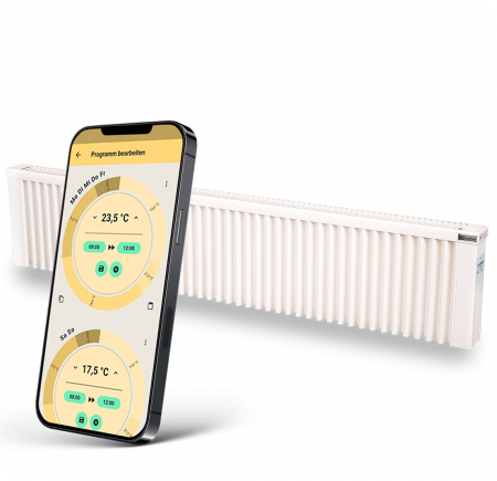 Radiatoare electrice cu acumulare de caldura - AeroFlow-SLIM-2000-FlexiSmart