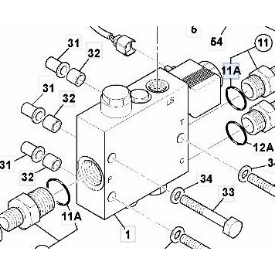 PIESE JCB - Valva de incarcare pentru JCB 3CX 25/222124