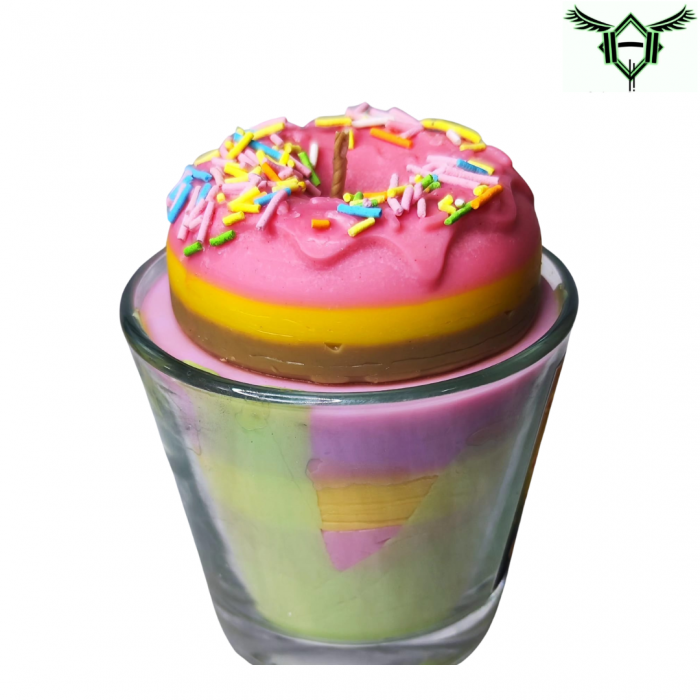 Scented Candle - Pink Donut [2]