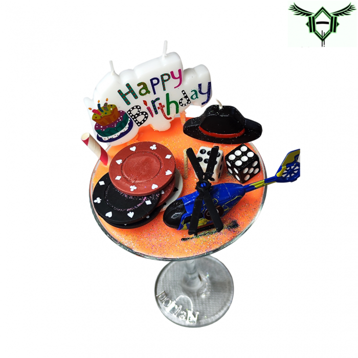 Scented Candle - happy Birthday [3]
