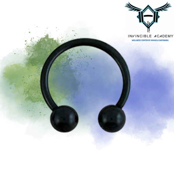 Horsehoe Piercing/Septum- Nose (Black) [2]
