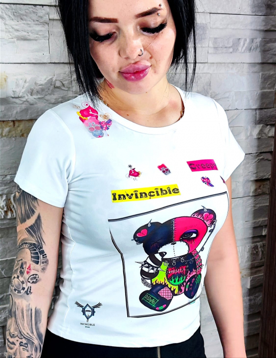 Creepy Bear T-shirt -  Women [5]