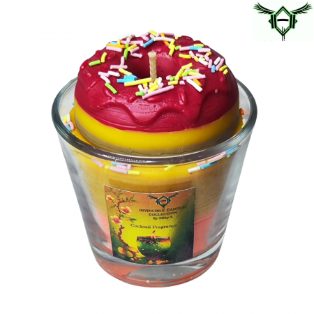Candles Collection - Scented Candle - Red Donut