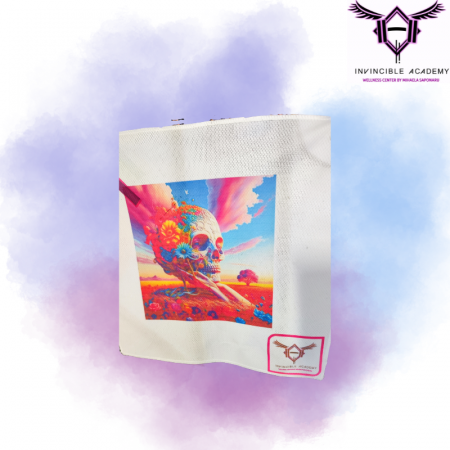Accesorii Fancy-Trancy - Folding Towel With Case - Skull