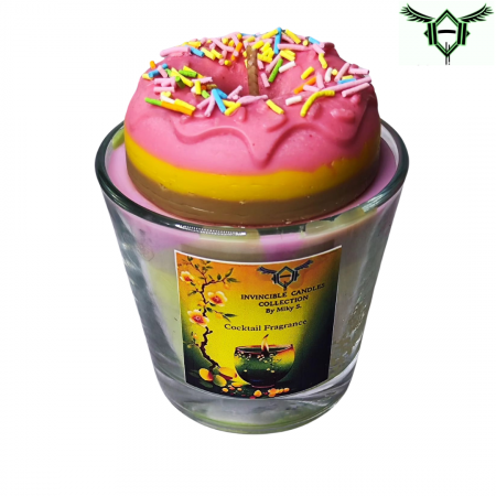 Candles Collection - Scented Candle - Pink Donut