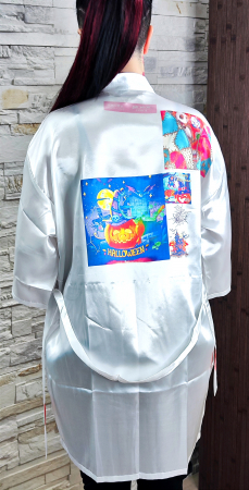 Accesorii Fancy-Trancy - Ladies Satin Robe - Halloween