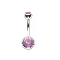 Belly Button Piercing - Pink [1]