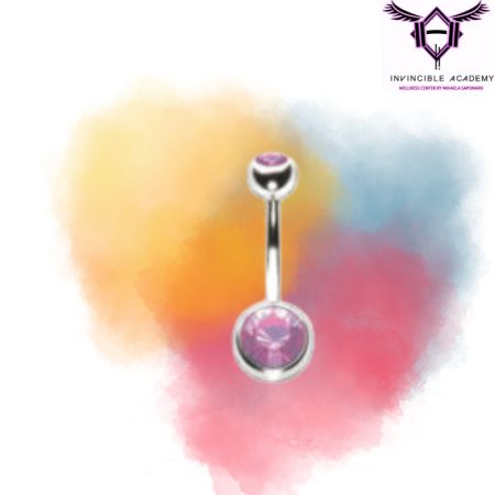 Belly Button Piercing - Belly Button Piercing - Pink