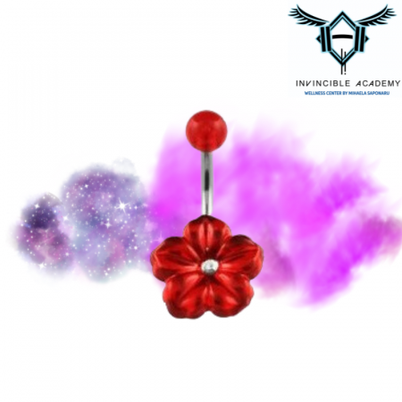Belly Button Piercing - Floral Belly Button Piercing