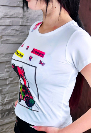 Creepy Bear T-shirt -  Women [5]