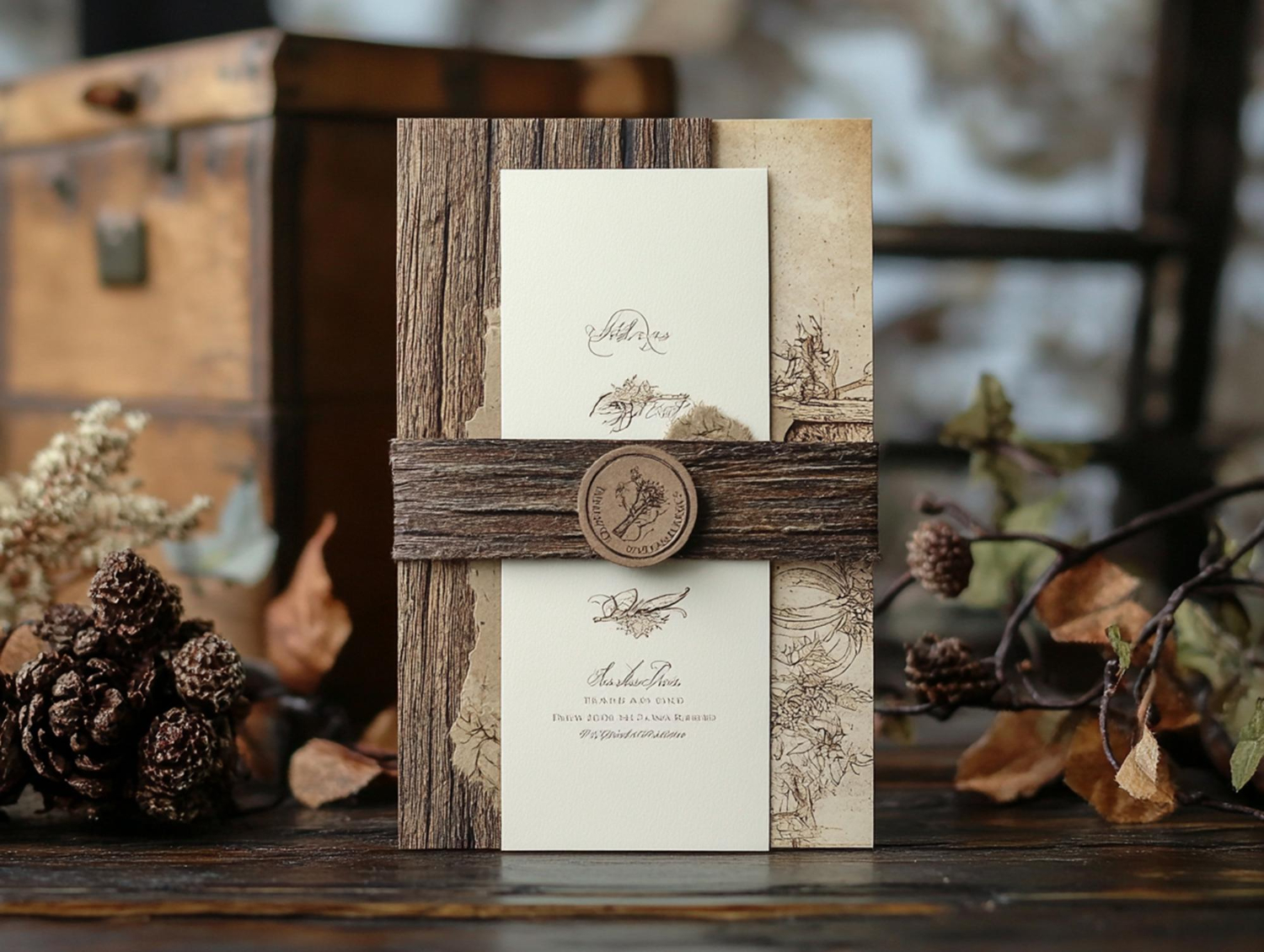 Top 5 idei de invitatii personalizate pentru nunti rustice