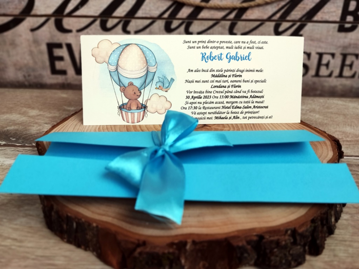 83 - Invitatii Botez ursulet in balon [5]