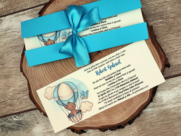 83 - Invitatii Botez ursulet in balon [4]