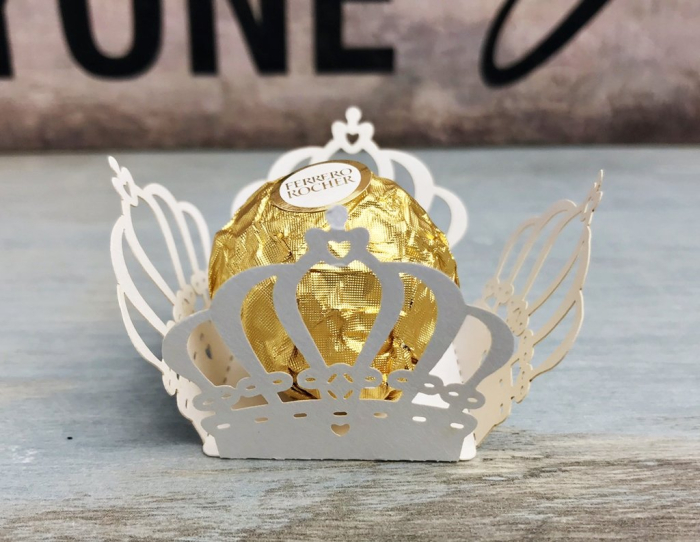 Ambalaj pentru ciocolata Ferrero Rocher (model alb) [5]