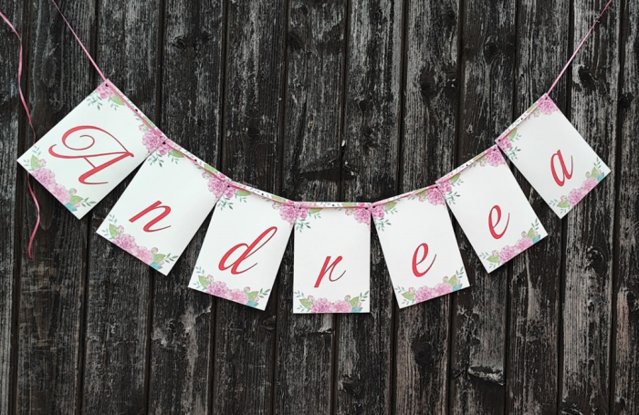 Banner nume model floral [6]