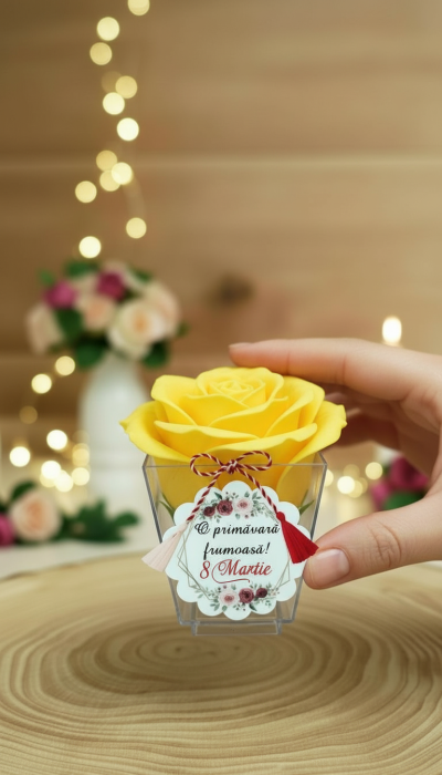Cadou 8 Martie Trandafiri din Sapun [3]
