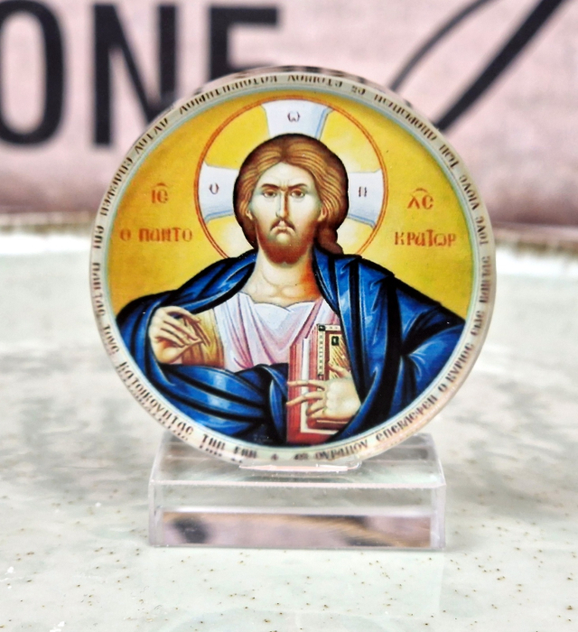 Iconita Cristal cu ISUS HRISTOS [4]