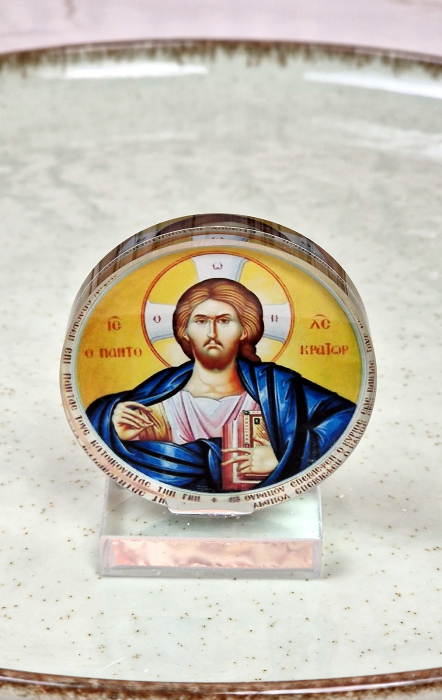 Iconita Cristal cu ISUS HRISTOS [2]