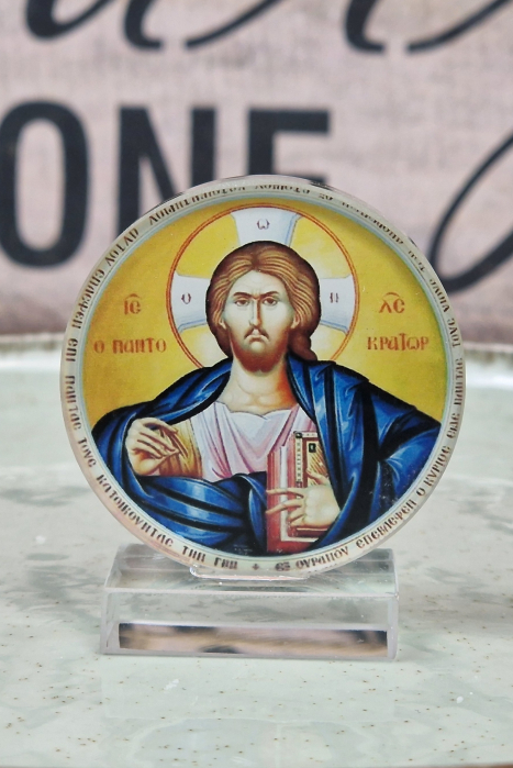 Iconita Cristal cu ISUS HRISTOS [3]