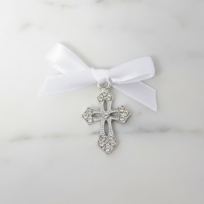 Cruciulita botez D6  (alba) [5]