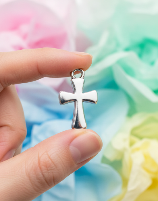 Cruciulita botez F1 (roz) [5]