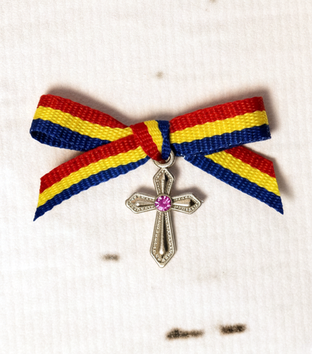 cruciulite TRICOLOR (piatra roz) [1]