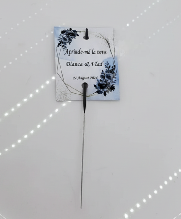 Eticheta artificii TORT - BLUE WEDDING [2]