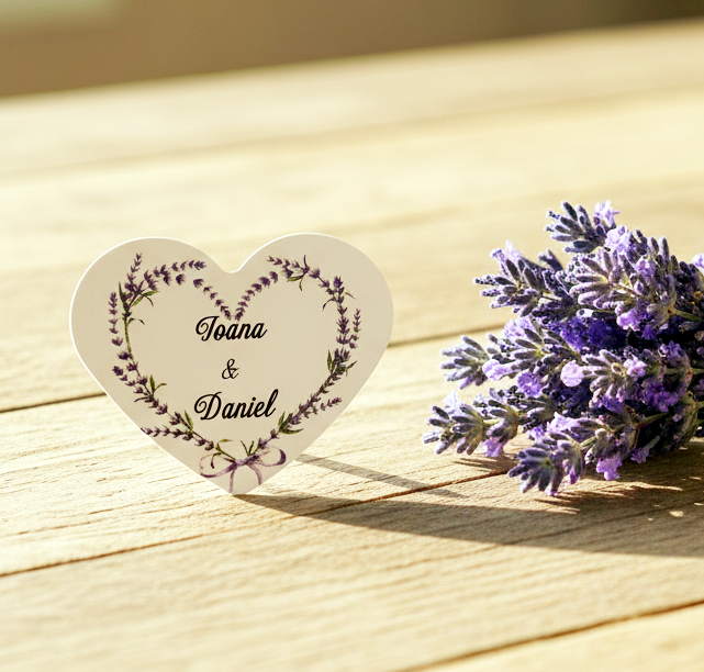 Etichete marturii inima Lavanda [3]